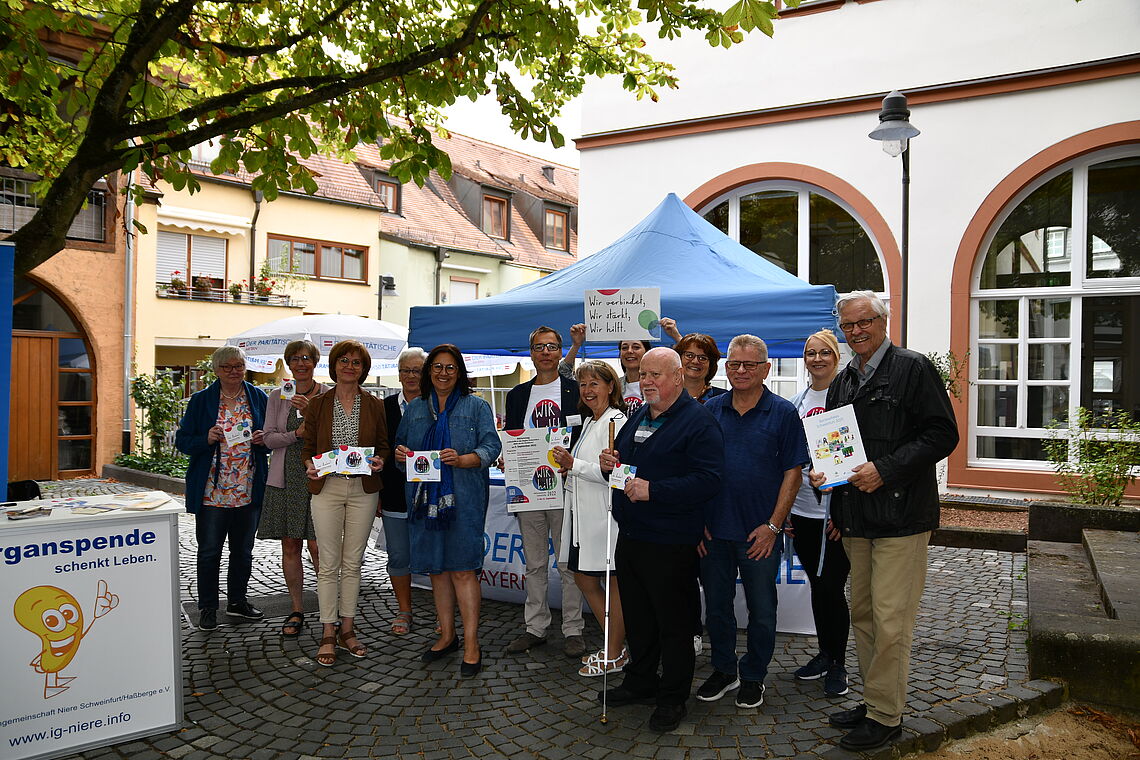 Selbsthilfe-Aktionstag "Wir hilft" in Schweinfurt am 3. September 2022